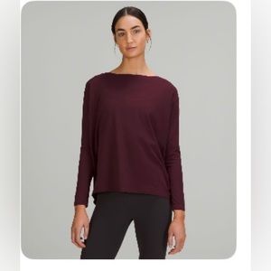 Lululemon Back in Action long sleeve shirt NULU